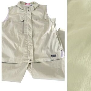 Alia two-piece outfit, vest is size M 3 pockets , pants size 12 with 2 pockets